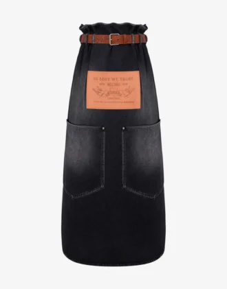 Jupe en denim noir