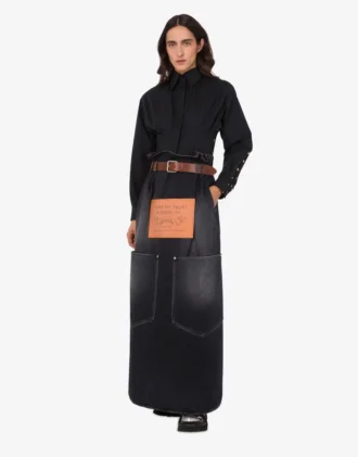 Jupe en denim noir