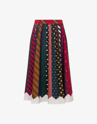 Jupe en gabardine de coton Archive