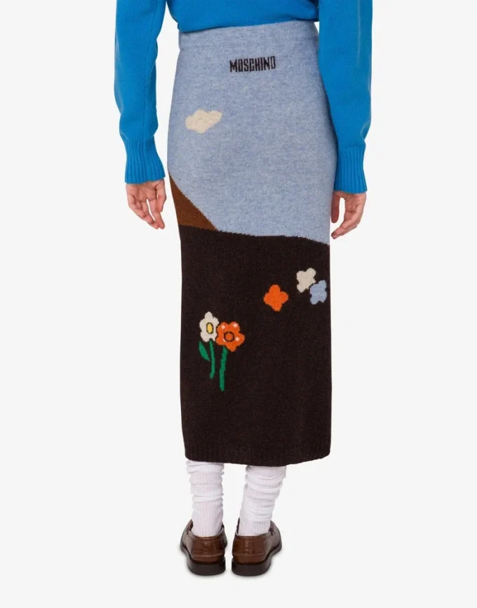 Jupe en laine Shetland Archive