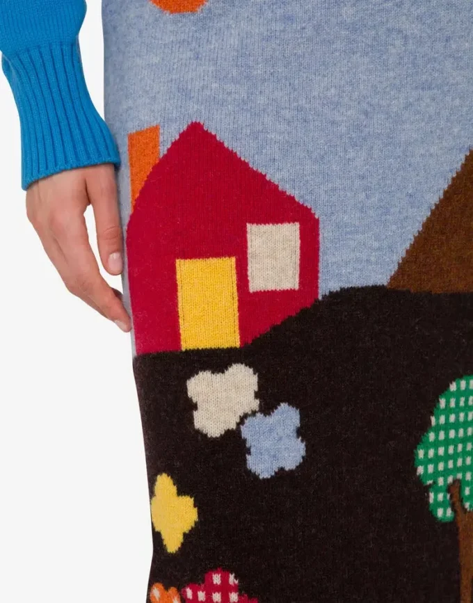Jupe en laine Shetland Archive