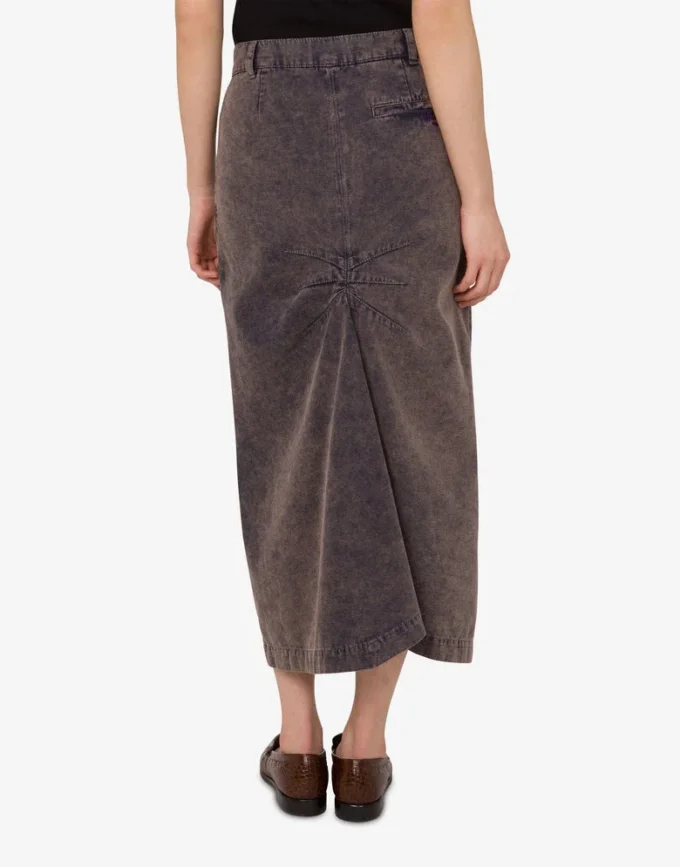 Jupe en toile de coton surteinte Jupe en toile de coton surteinte