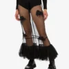 Jupe en tulle brodé