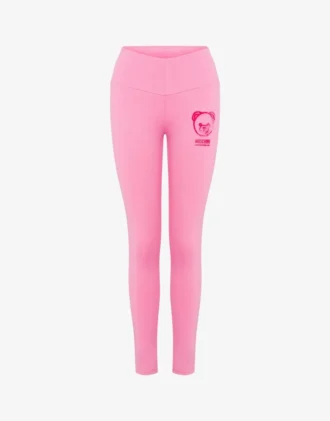 Leggings Moschino Teddy Bear en tissu technique