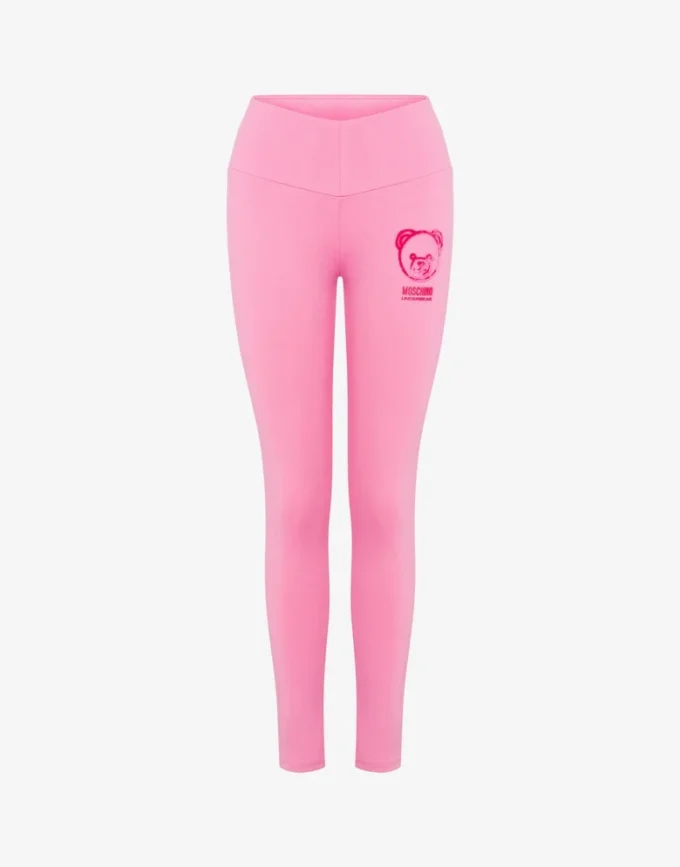 Leggings Moschino Teddy Bear en tissu technique