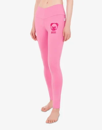 Leggings Moschino Teddy Bear en tissu technique