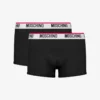 Logo Band lot de 2 boxers en jersey stretch