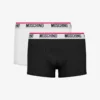 Logo Band lot de 2 boxers en jersey stretch