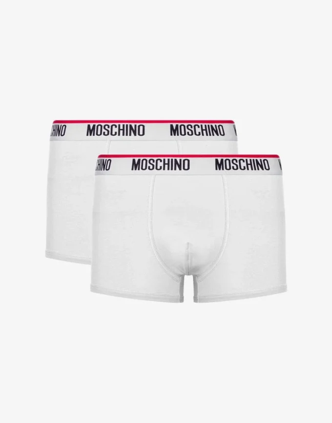 Logo Band lot de 2 boxers en jersey stretch