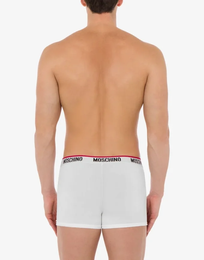 Logo Band lot de 2 boxers en jersey stretch
