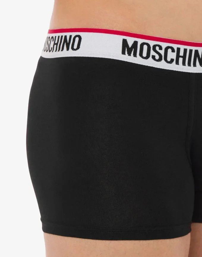 Logo Band lot de 2 boxers en jersey stretch