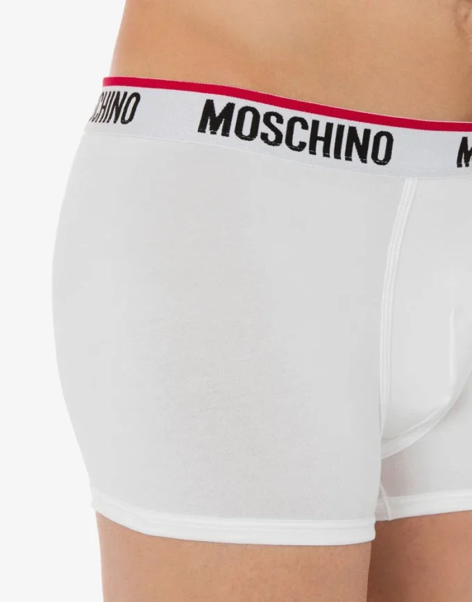 Logo Band lot de 2 boxers en jersey stretch