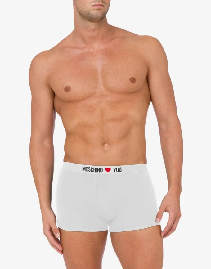 Lot de 2 boxers en jersey stretch My Valentine