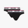 Lot de 2 slips extensibles avec bande logo