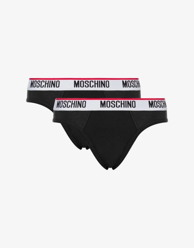 Lot de 2 slips extensibles avec bande logo