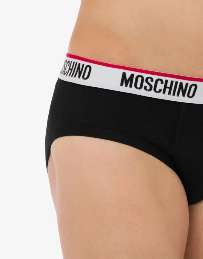 Lot de 2 slips extensibles avec bande logo
