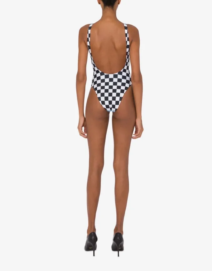 Maillot de bain une pièce Clouds and Check