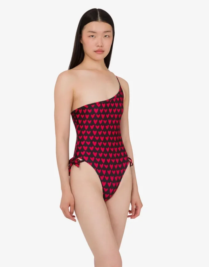 Maillot de bain une pièce en lycra imprimé