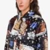 Manteau en coton mélangé imprimé Manteau en coton mélangé imprimé