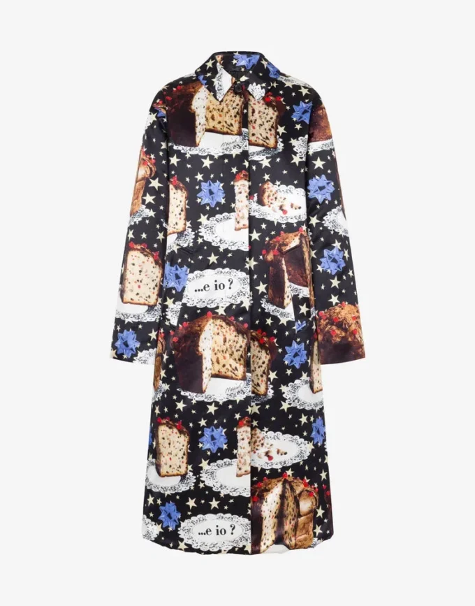 Manteau en coton mélangé imprimé Manteau en coton mélangé imprimé