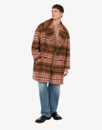 Manteau oversize en tissu doux