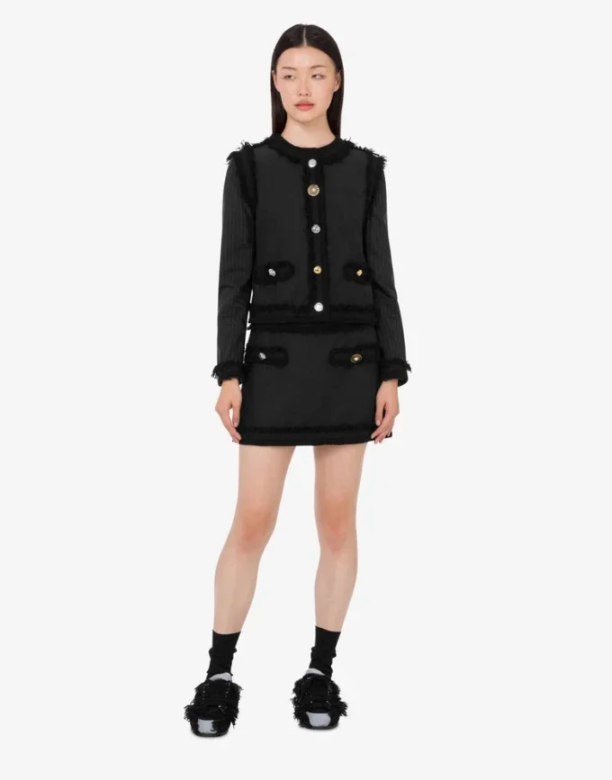 Veste bouclée extensible