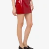 Mini-jupe en cuir verni Mini-jupe en cuir verni