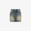 Mini-jupe en denim de coton Mini-jupe en denim de coton