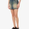 Mini-jupe en denim de coton Mini-jupe en denim de coton