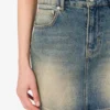 Mini-jupe en denim de coton Mini-jupe en denim de coton