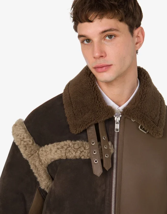 Mélange de peau de mouton et de shearling Mélange de peau de mouton et de shearling