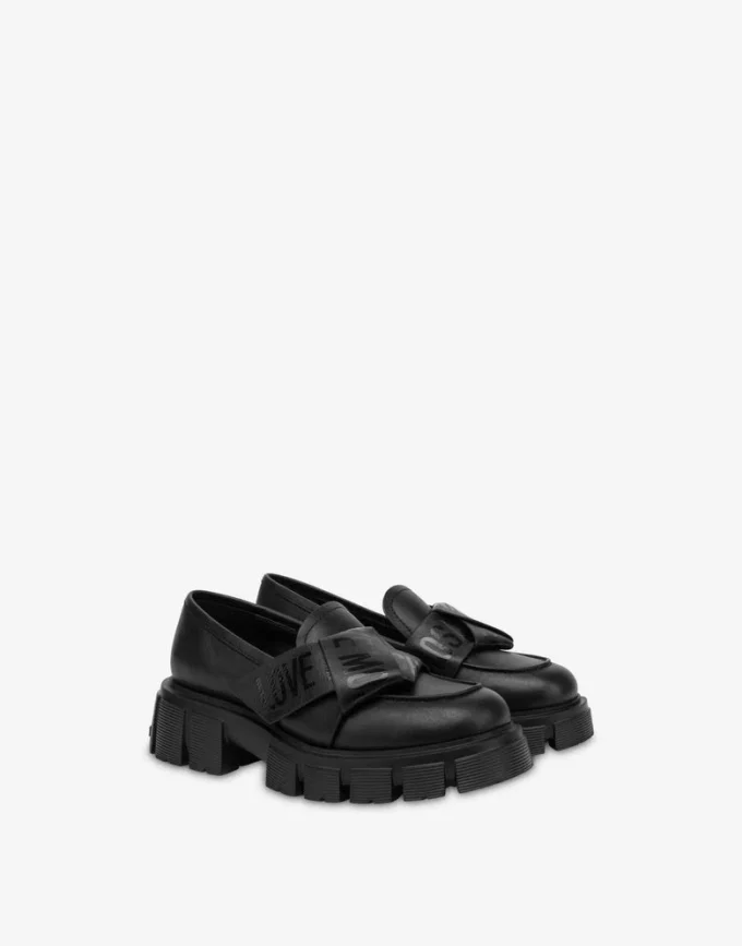 Mocassins en cuir de veau