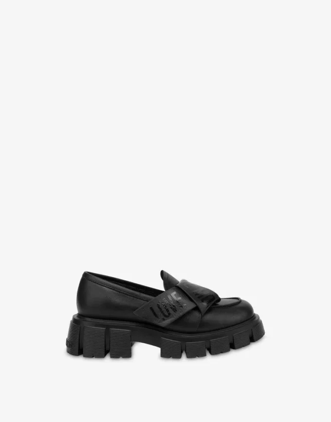Mocassins en cuir de veau