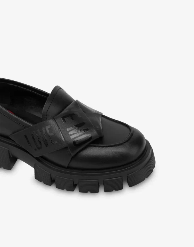 Mocassins en cuir de veau