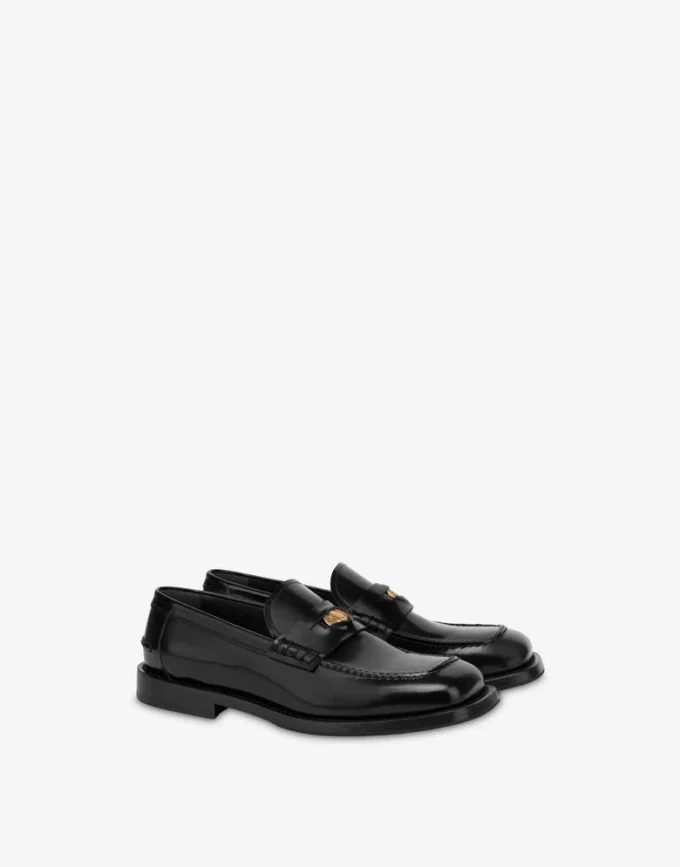 Mocassins en cuir de veau brossé Mocassins en cuir de veau brossé