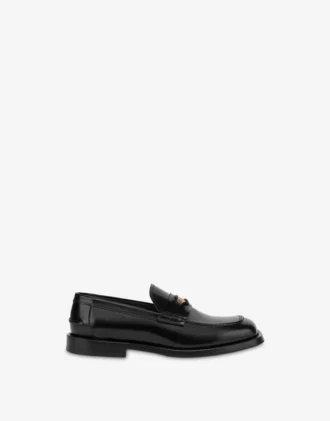 Mocassins en cuir de veau brossé