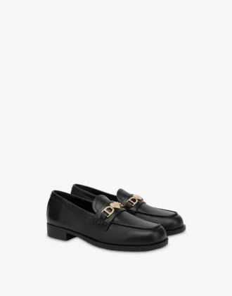 Mocassins universitaires en cuir de veau