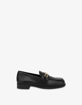 Mocassins universitaires en cuir de veau