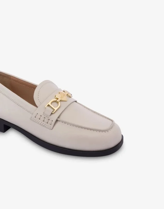 Mocassins universitaires en cuir de veau