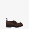 Mocassins universitaires en daim