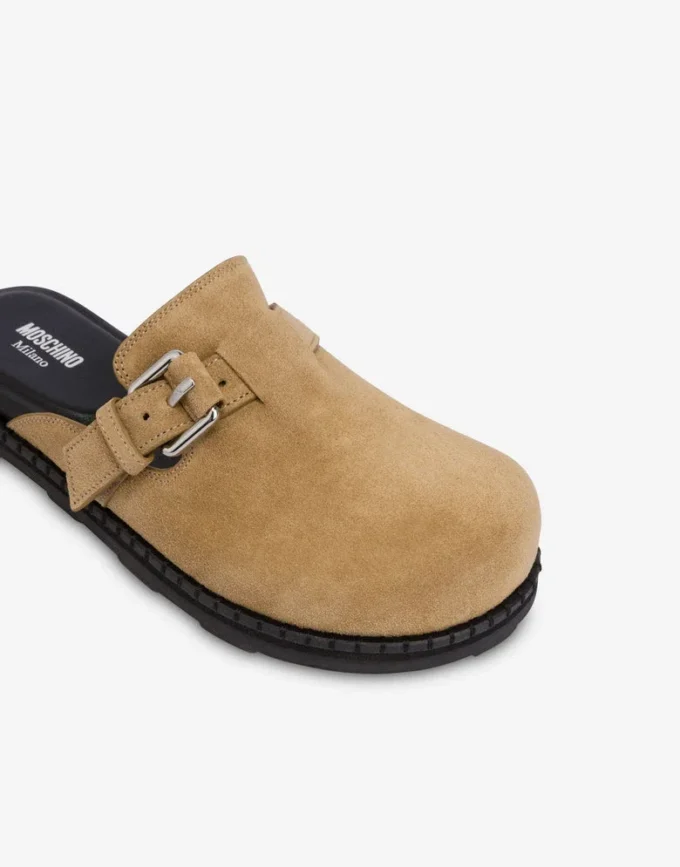 Mules en daim