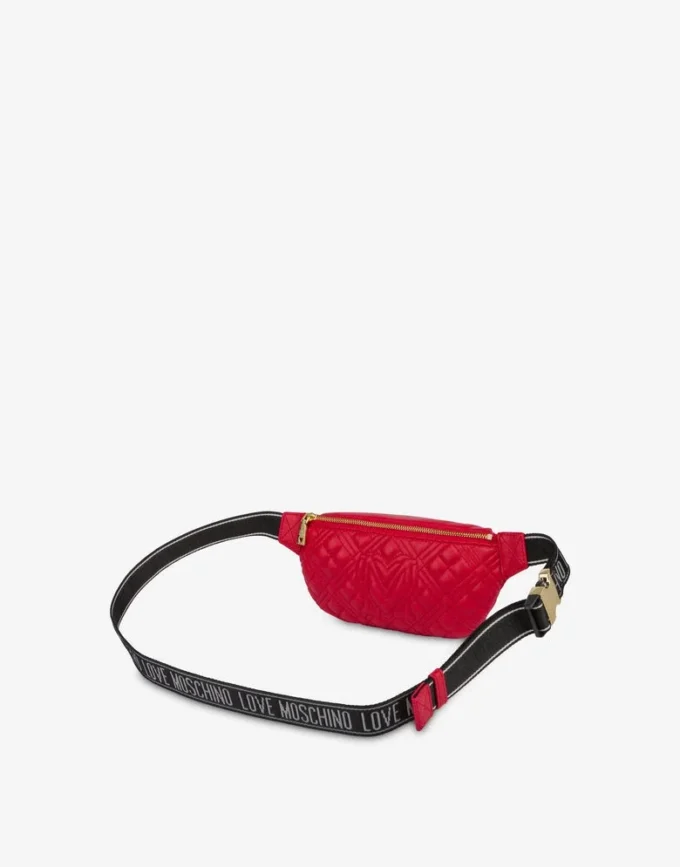 Nouveau sac banane matelassé brillant Nouveau sac banane matelassé brillant