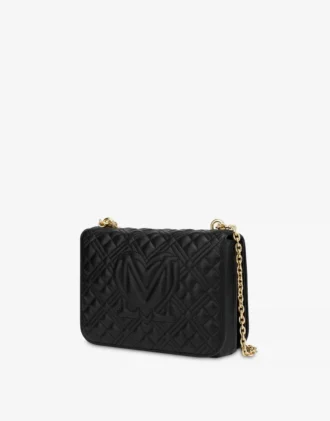 Sac à bandoulière matelassé brillant