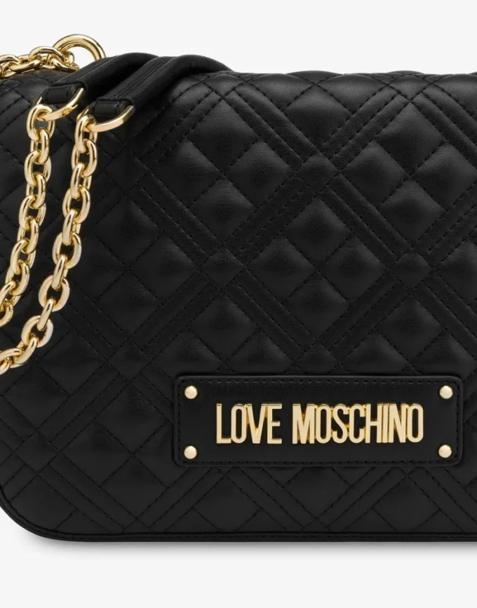Sac à bandoulière matelassé brillant