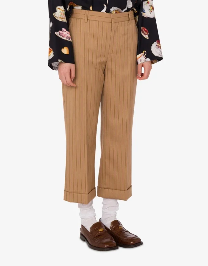Pantalon court en laine Pantalon court en laine