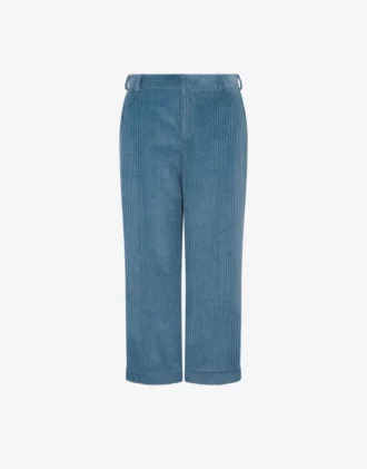 Pantalon court en velours côtelé