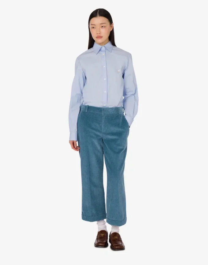 Pantalon court en velours côtelé Pantalon court en velours côtelé