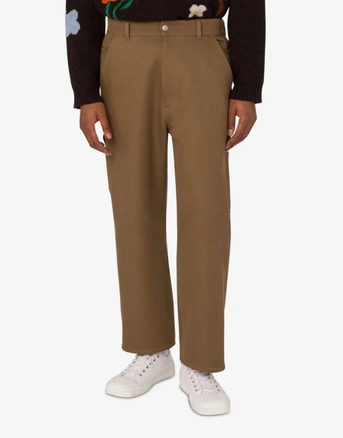 Pantalon double tricotine de coton Pantalon double tricotine de coton
