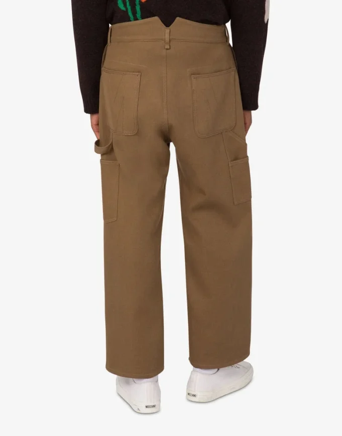 Pantalon double tricotine de coton Pantalon double tricotine de coton