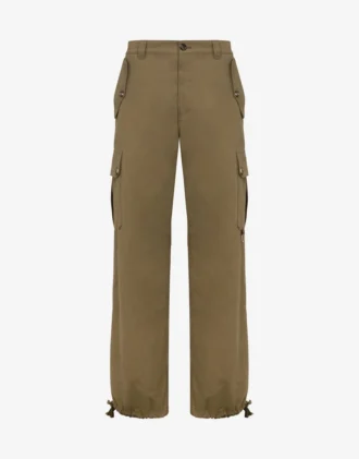 Pantalon en coton diagonal